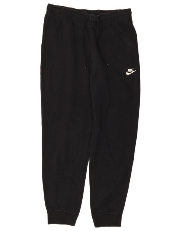 Nike Womens Tracksuit Trousers Joggers UK 14 Medium  Black Cotton