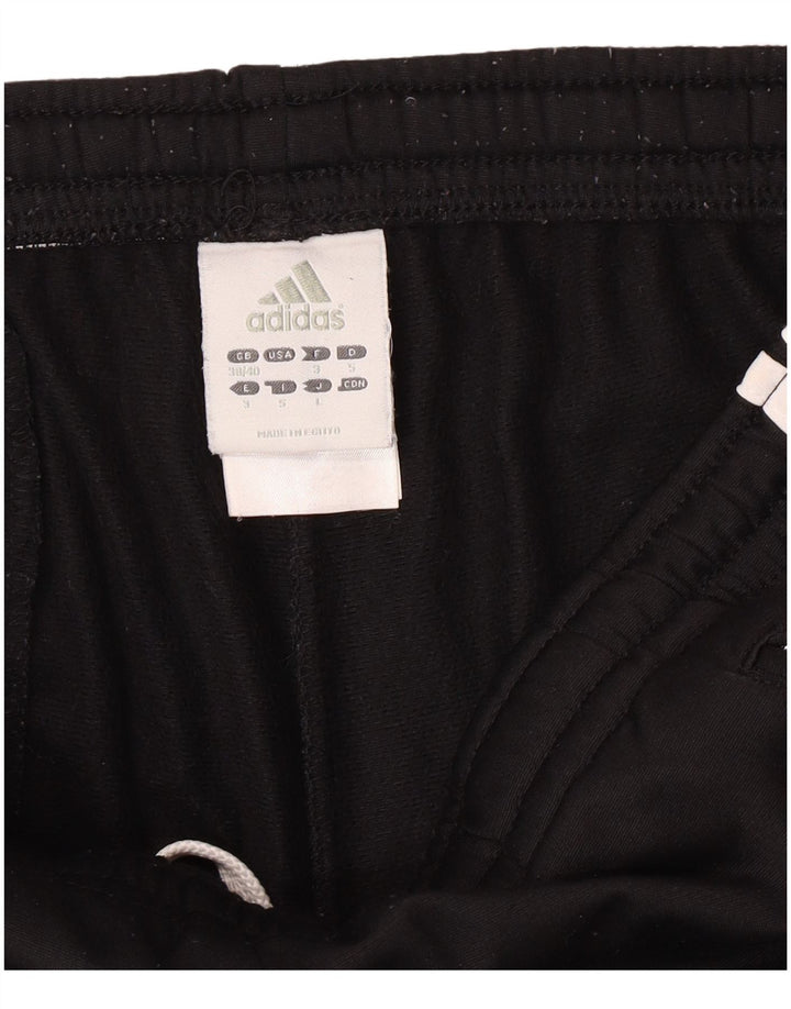 Adidas Mens Tracksuit Trousers Joggers UK 38/40 Medium Black Polyester