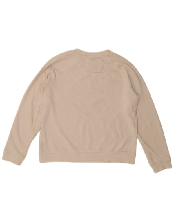 Crew Clothing Womens Salcombe Sweatshirt Jumper UK 14 Medium Off White