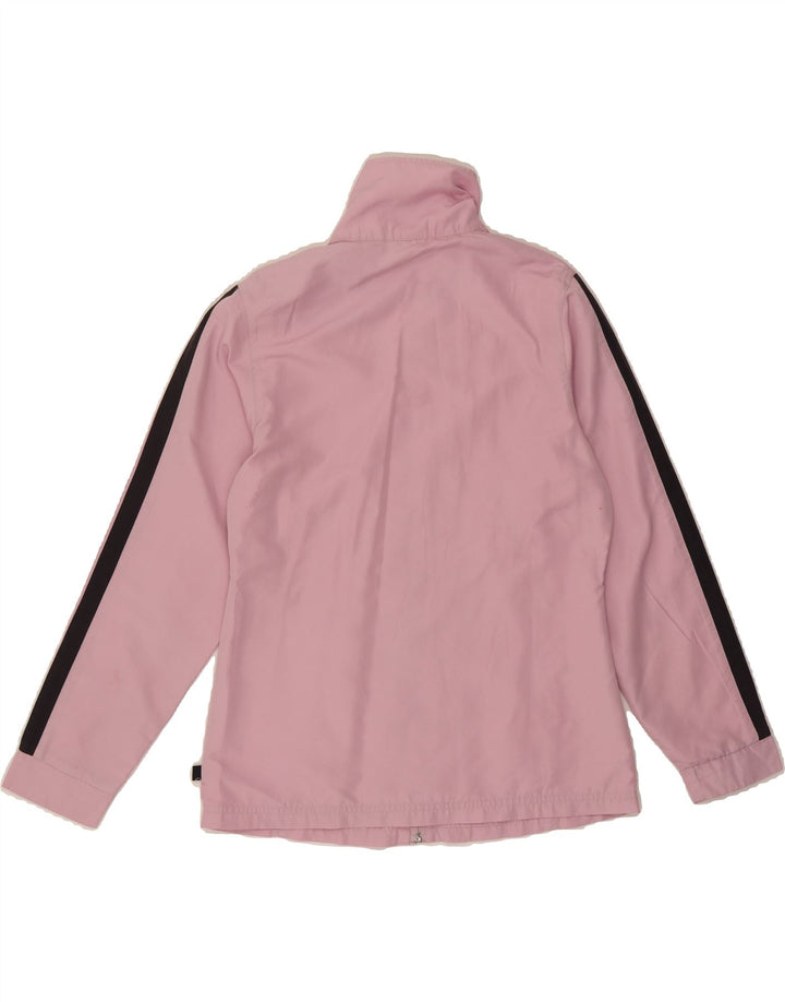 ASICS Womens Bomber Jacket UK 14 Medium Pink Polyester Vintage Asics and Second-Hand Asics from Messina Hembry 