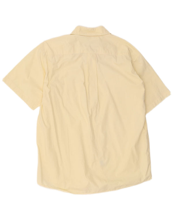 Murphy & Nye Mens Short Sleeve Shirt XL Yellow