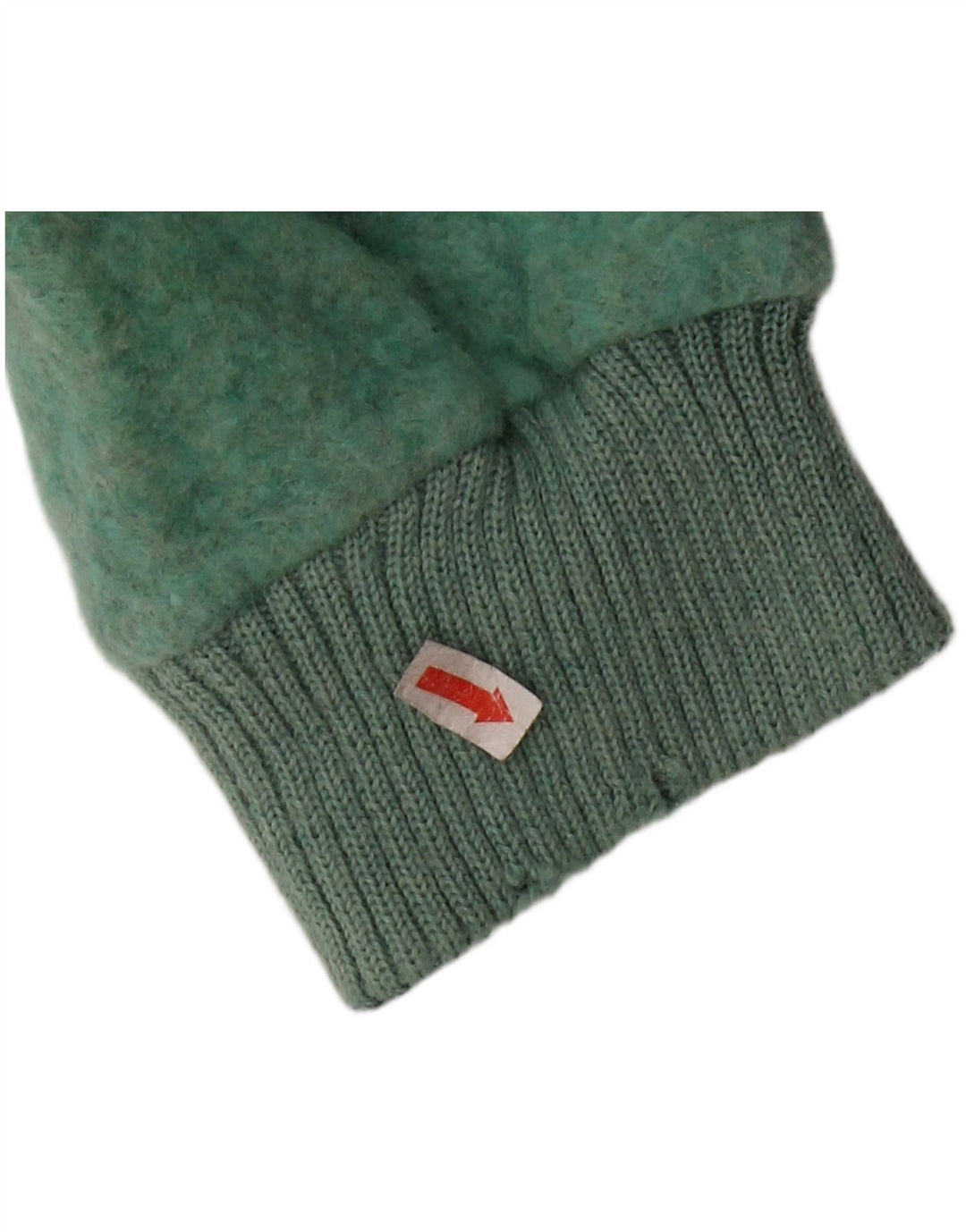 DIADORA Mens Polo Neck Jumper Sweater Large Green Wool