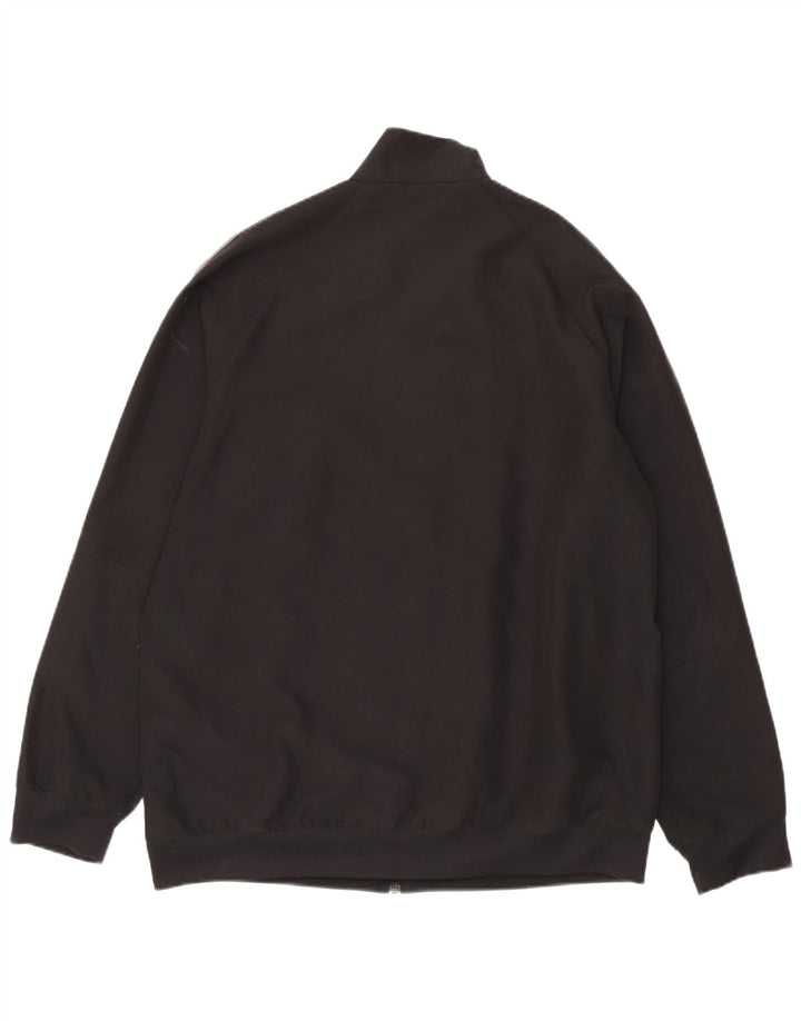Adidas Mens Climalite Tracksuit Top Jacket Large Black Polyester