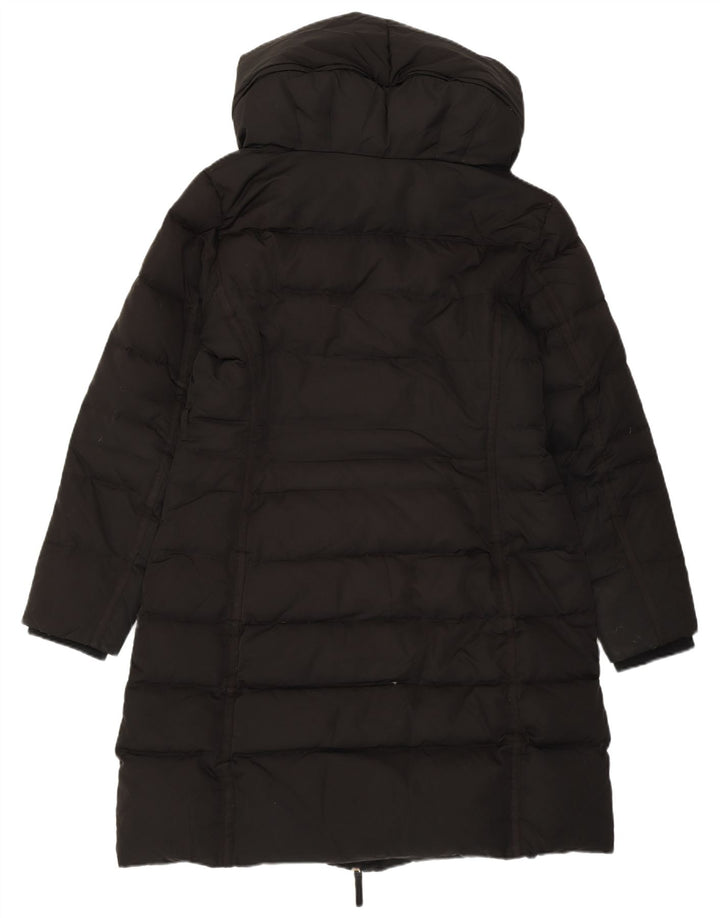 ZARA Womens Hooded Padded Coat UK 18 XL Black