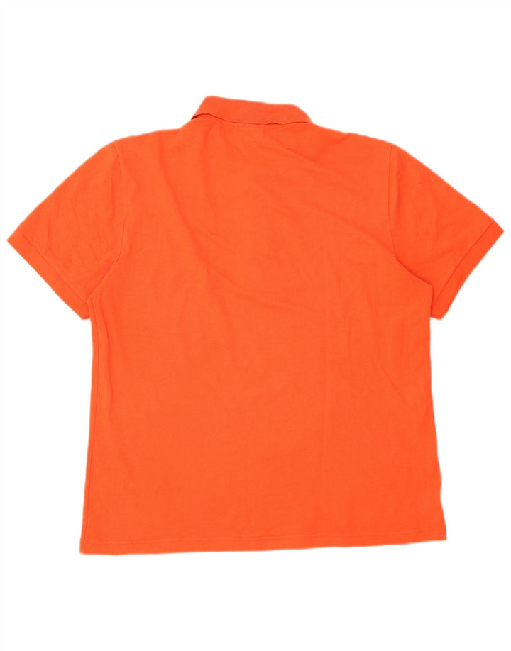 Lacoste Mens Polo Shirt Size 5 Large Orange