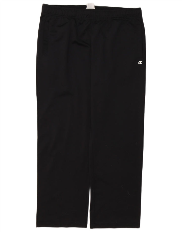 CHAMPION Mens Tracksuit Trousers 2XL  Black Polyester