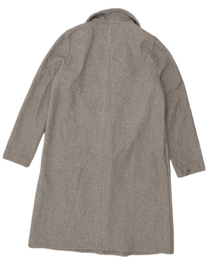 Zara Womens Open Overcoat UK 16 Large Grey Polyester