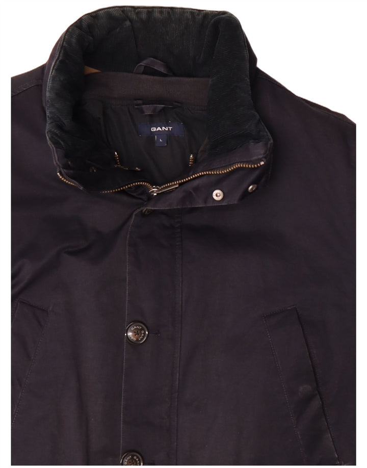 Gant Mens Utility Jacket UK 40 Large Navy Blue