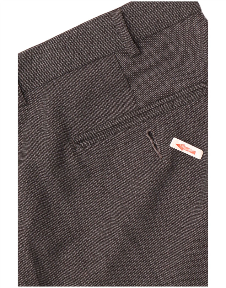 Marks & Spencer Mens Straight Regular Fit Suit Trousers W36 L29 Grey Wool