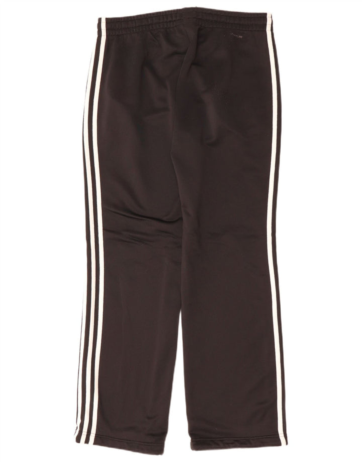 ADIDAS Womens Climalite Tracksuit Trousers UK 8/10 Small Black Polyester