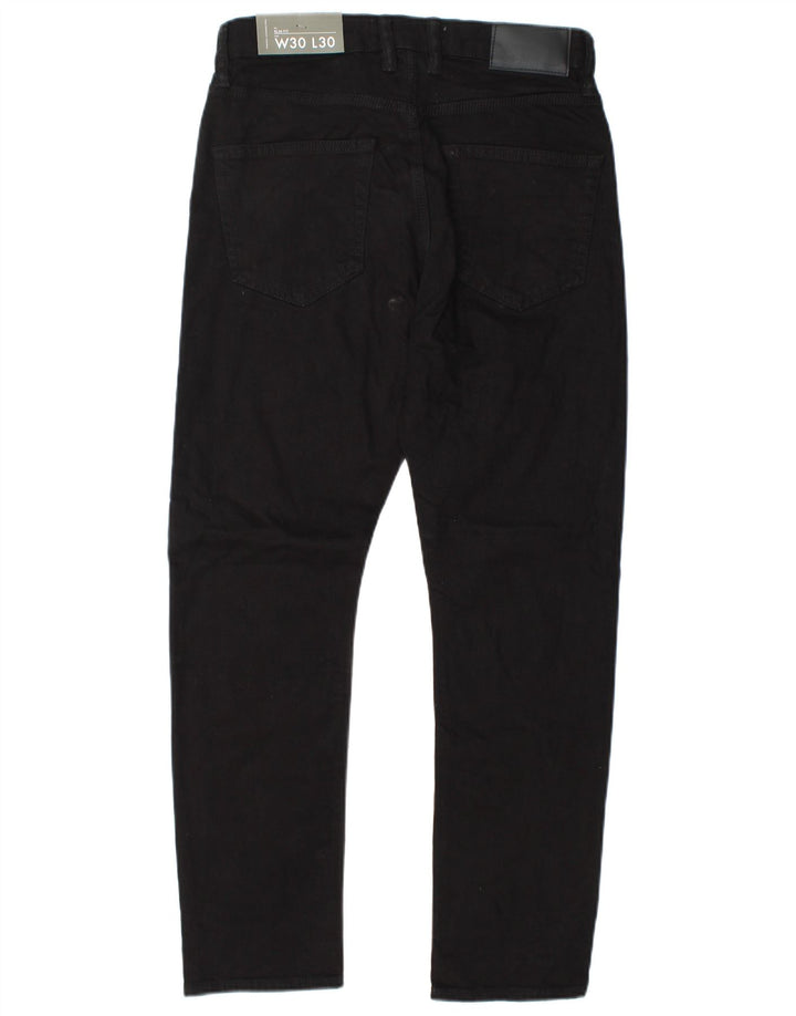 French Connection Mens Slim Jeans W30 L30 Black Cotton