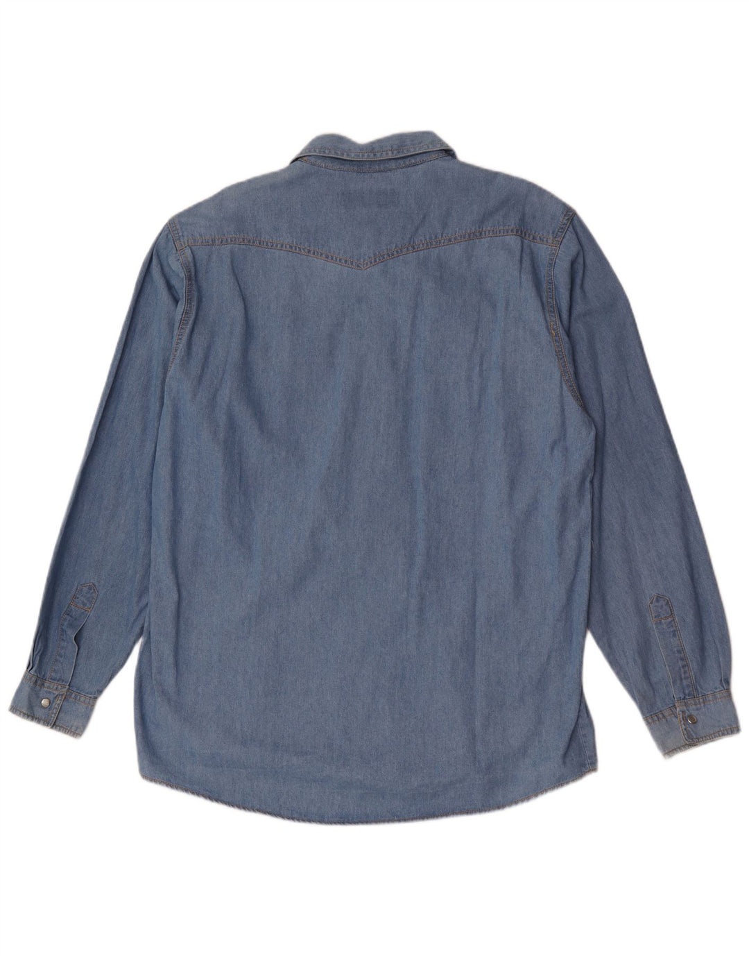 Mondial Mens Denim Shirt 2XL Blue Cotton