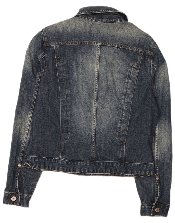 Guess Womens Denim Jacket UK 18 XL Blue Cotton