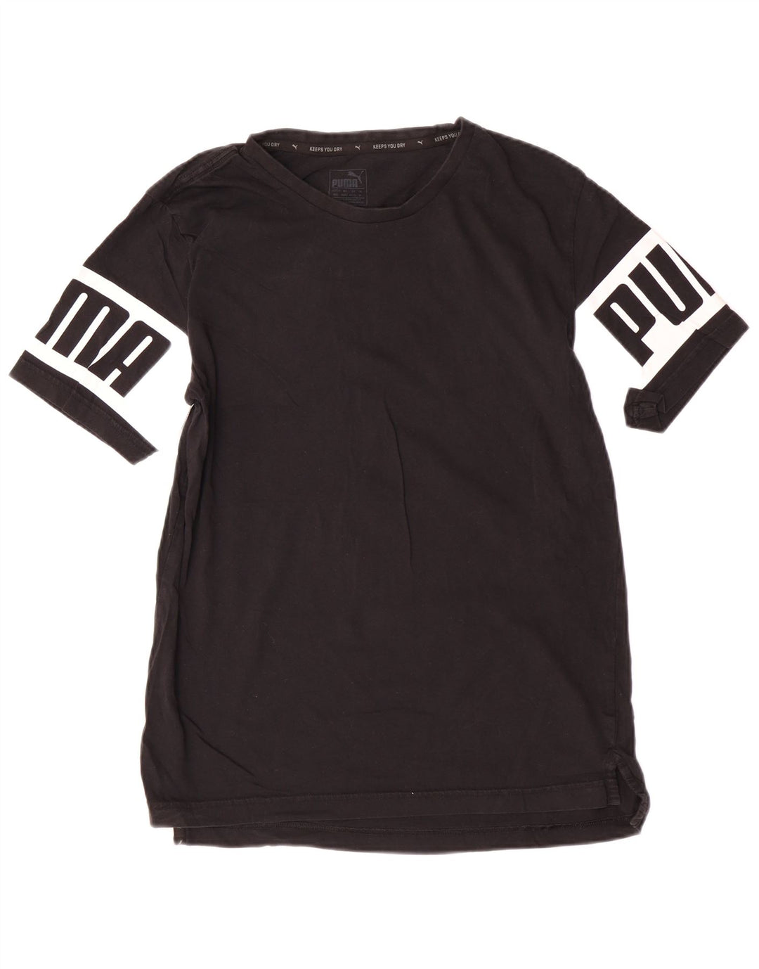 Puma Mens Graphic T-Shirt Top Medium Black