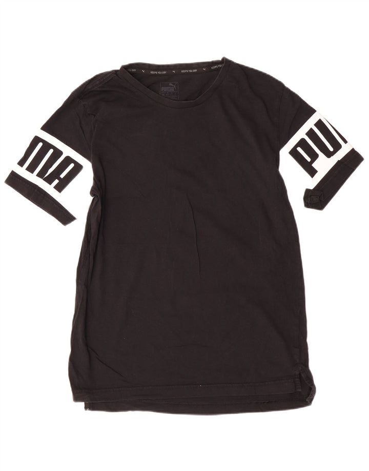Puma Mens Graphic T-Shirt Top Medium Black