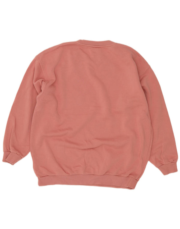 Nike Girls Sweatshirt Jumper 13-14 Years XL Pink Cotton