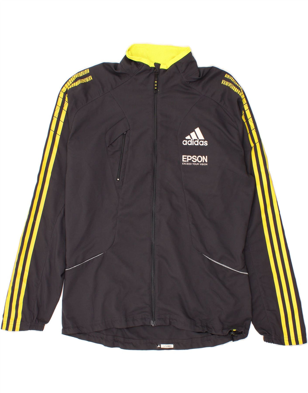 ADIDAS Mens Clima 365 Tracksuit Top Jacket Medium Black Colourblock Vintage Adidas and Second-Hand Adidas from Messina Hembry 