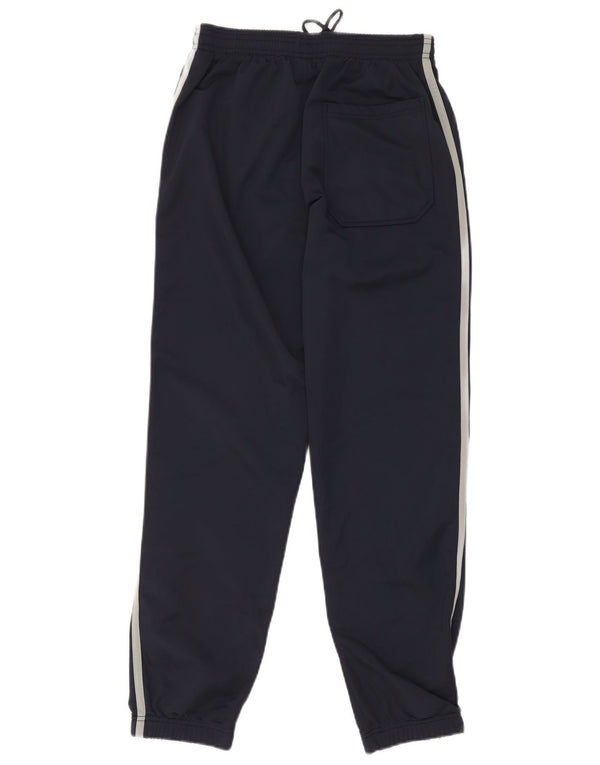 Macron Womens Graphic Tracksuit Trousers Joggers UK 8 Small Navy Blue