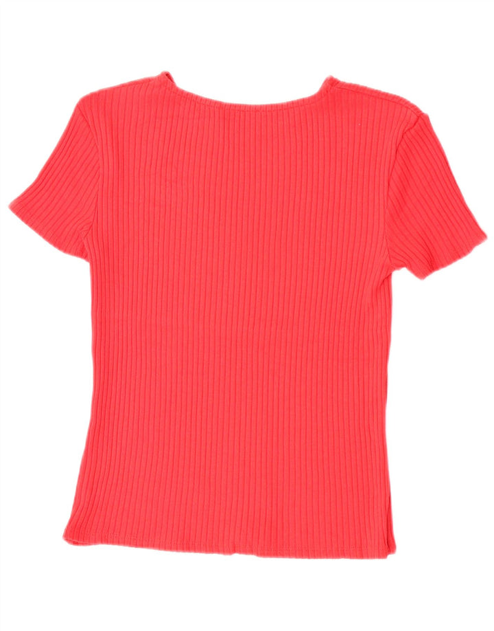 Zara Womens T-Shirt Top UK 8 Small Red