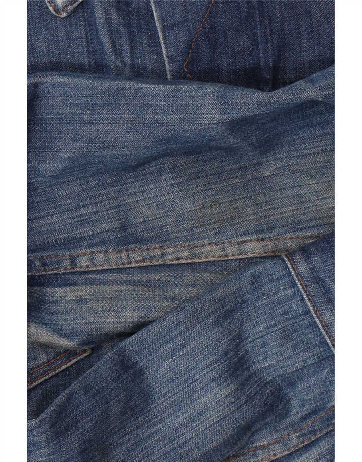 Wrangler Mens Denim Jacket UK 38 Medium Blue