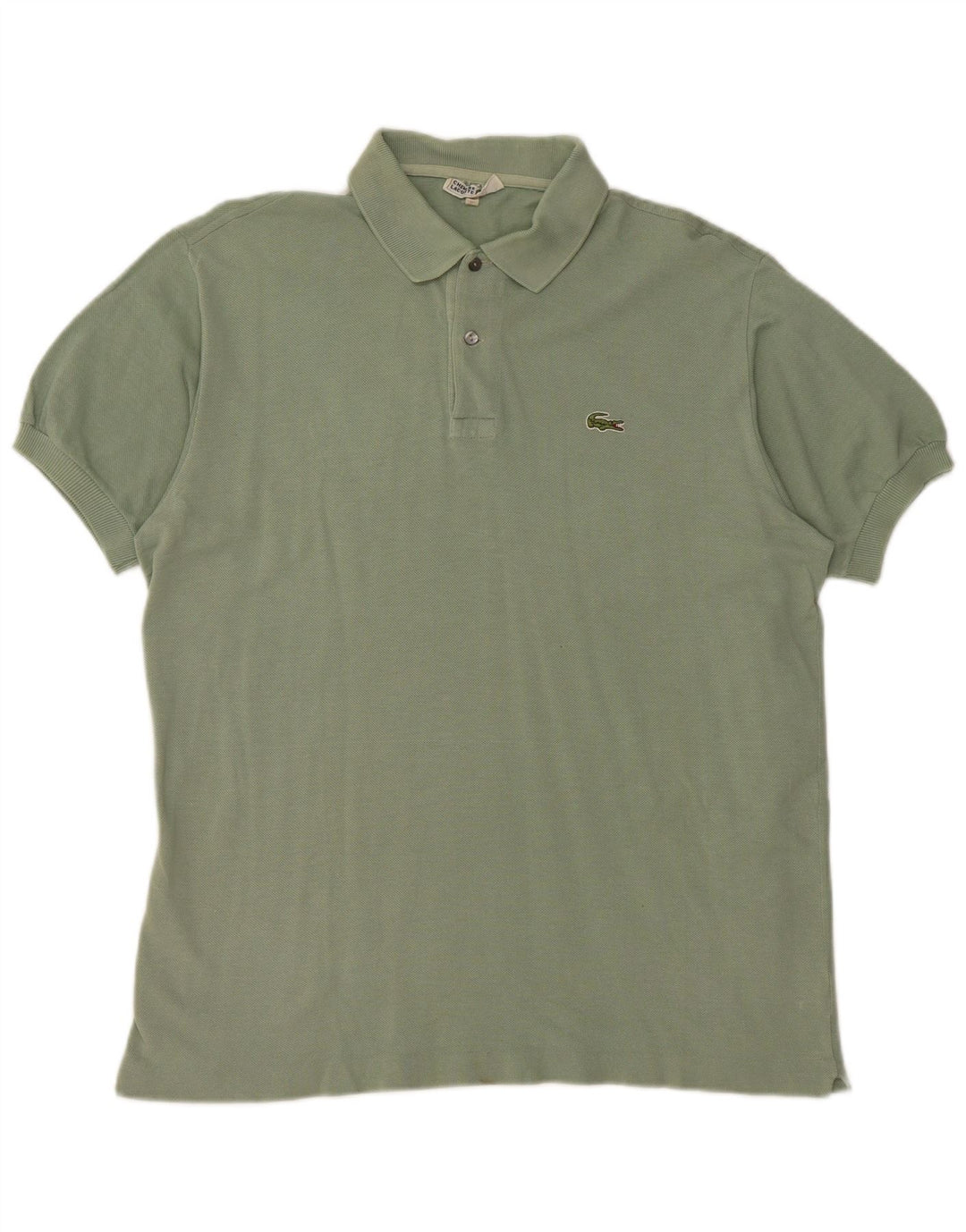 Lacoste Mens Polo Shirt Size 5 Large Green Cotton
