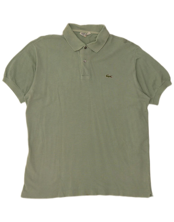 Lacoste Mens Polo Shirt Size 5 Large Green Cotton