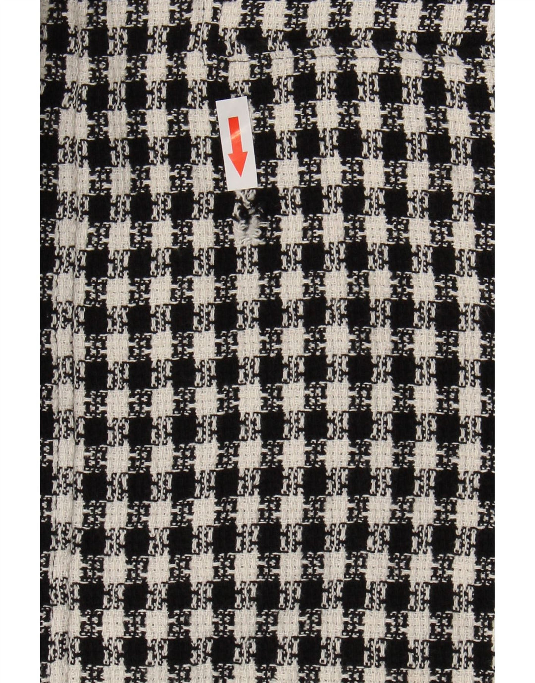 Zara Womens Mini Skirt Small W26 Black Check Cotton