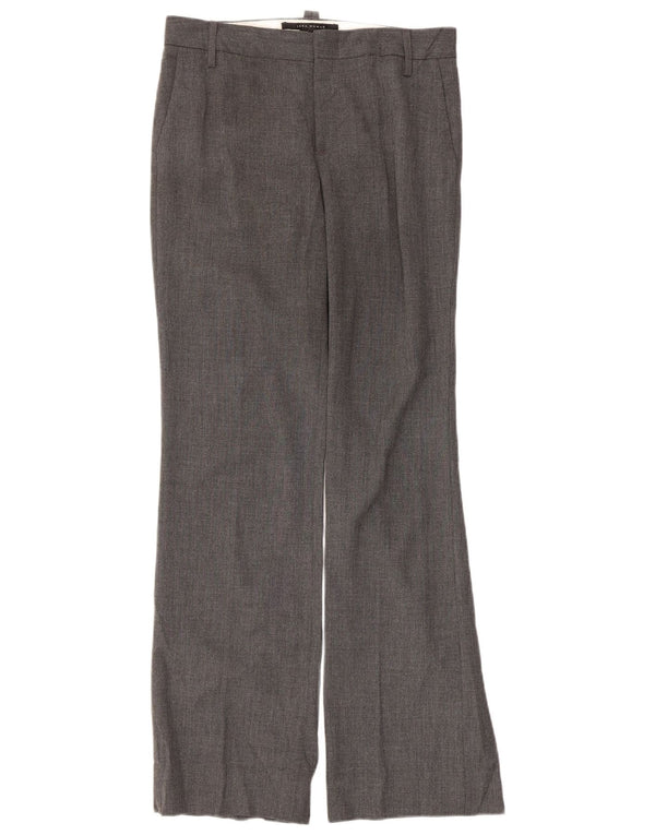 Zara Womens Bootcut Chino Trousers EU 38 Small W28 L32 Grey