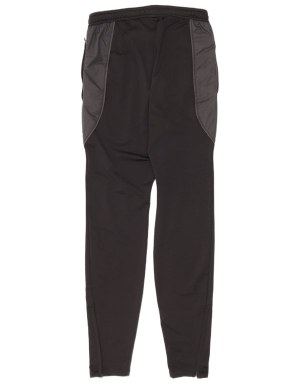 Nike Mens Dri Fit Tracksuit Trousers Small Black Colourblock Polyester