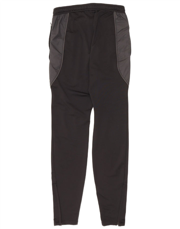 Nike Mens Dri Fit Tracksuit Trousers Small Black Colourblock Polyester