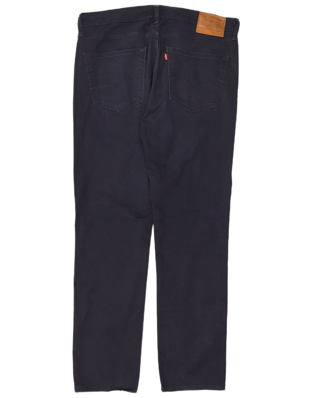 LEVI'S Mens 511 Slim Casual Trousers W36 L32  Navy Blue Cotton