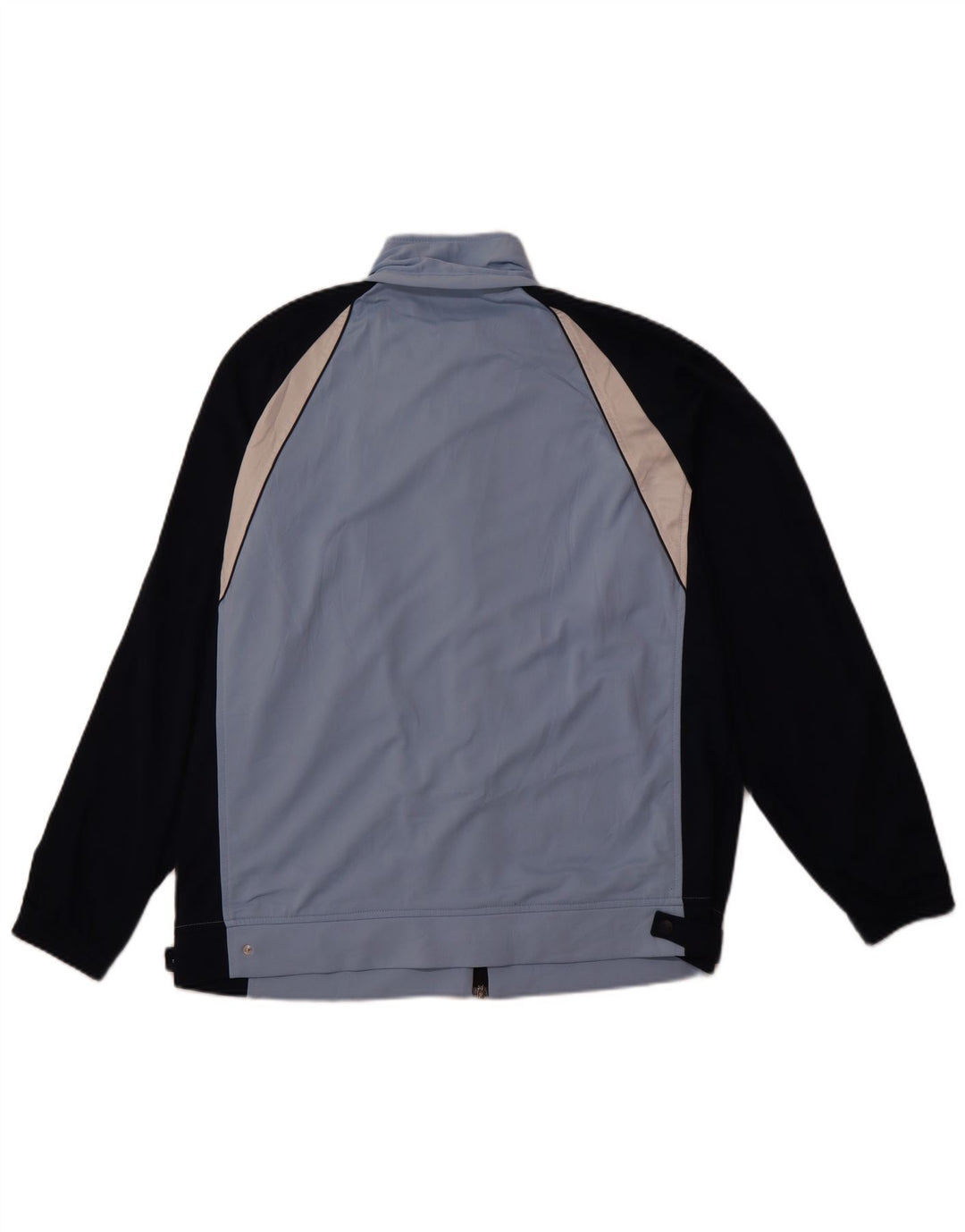 CHAMPION Mens Tracksuit Top Jacket Large Blue Colourblock
