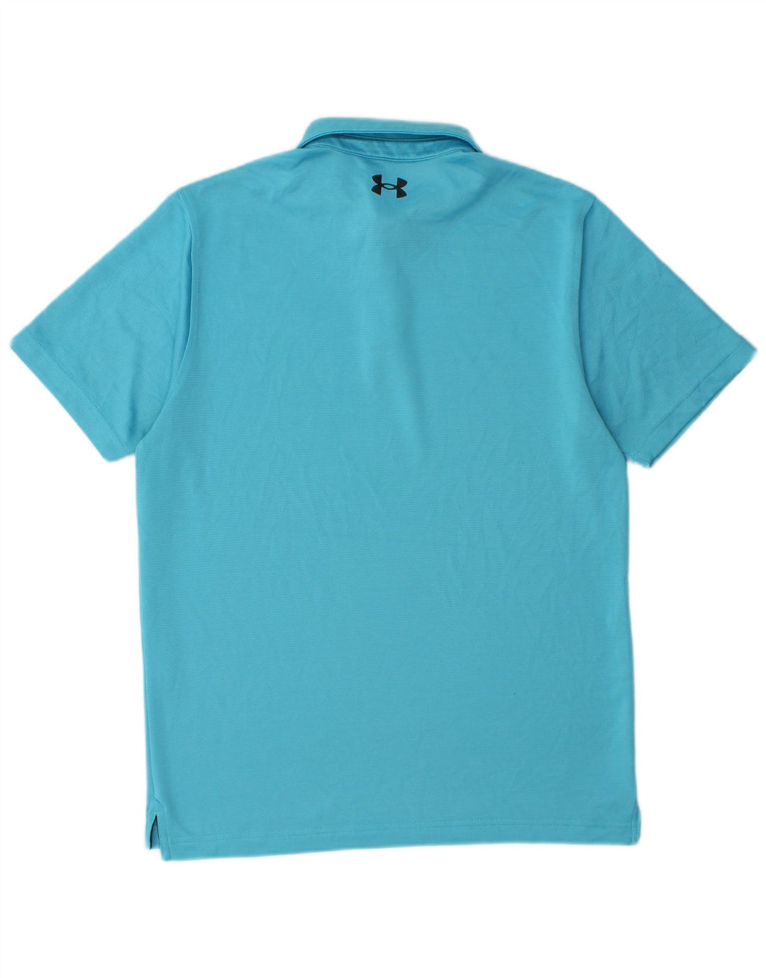 UNDER ARMOUR Mens Loose Fit Polo Shirt Medium Blue Polyester