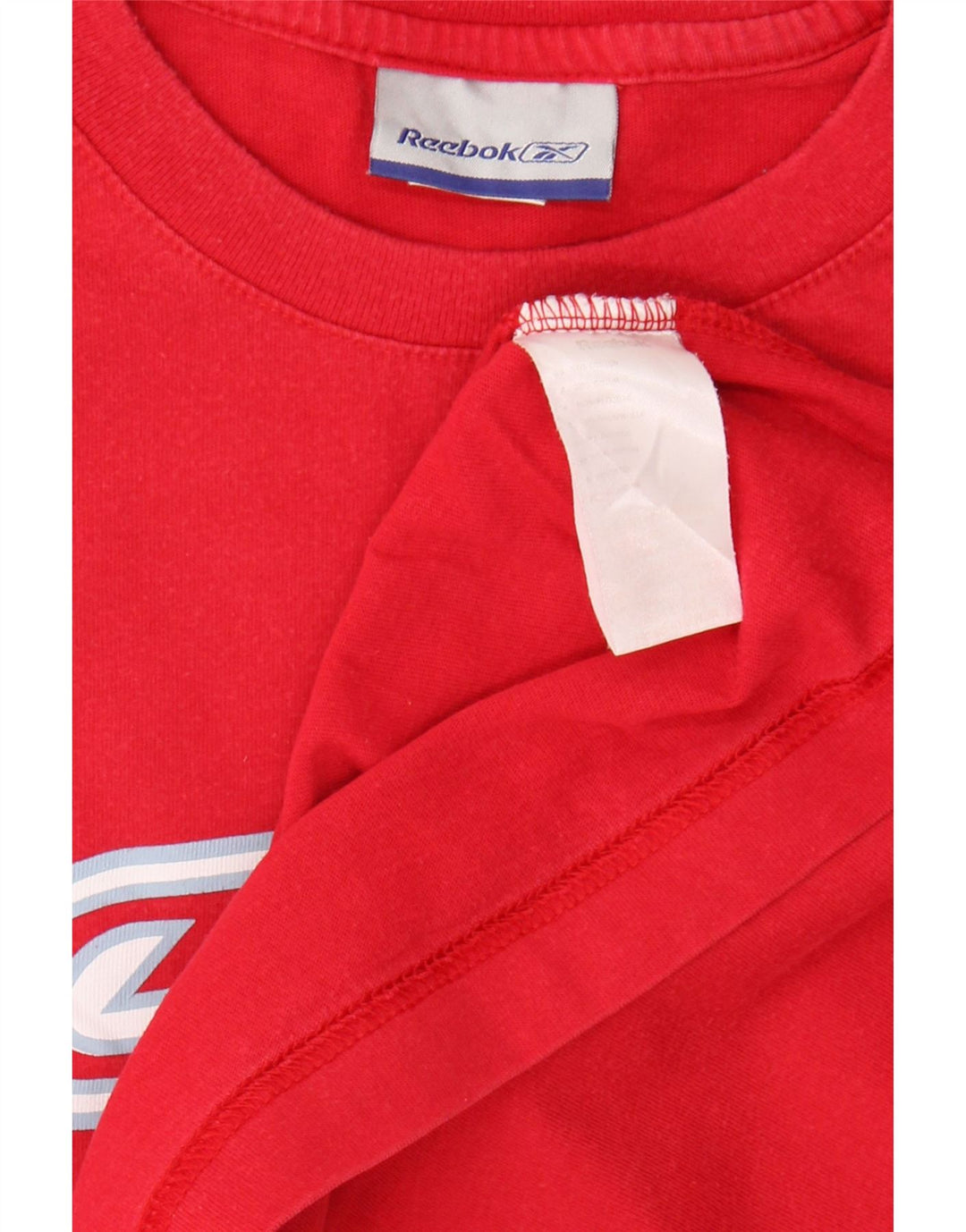 REEBOK Mens Graphic T-Shirt Top Medium Red Cotton Vintage Reebok and Second-Hand Reebok from Messina Hembry 