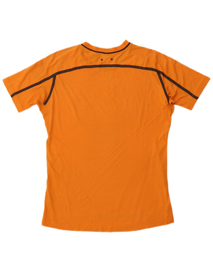 FILA Mens T-Shirt Top Medium Orange Cotton