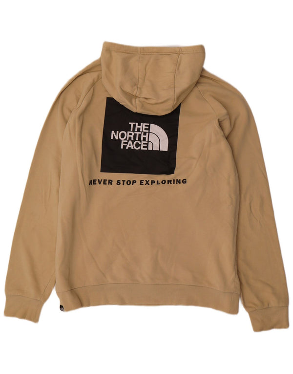 THE NORTH FACE Mens Graphic Hoodie Jumper XL Beige