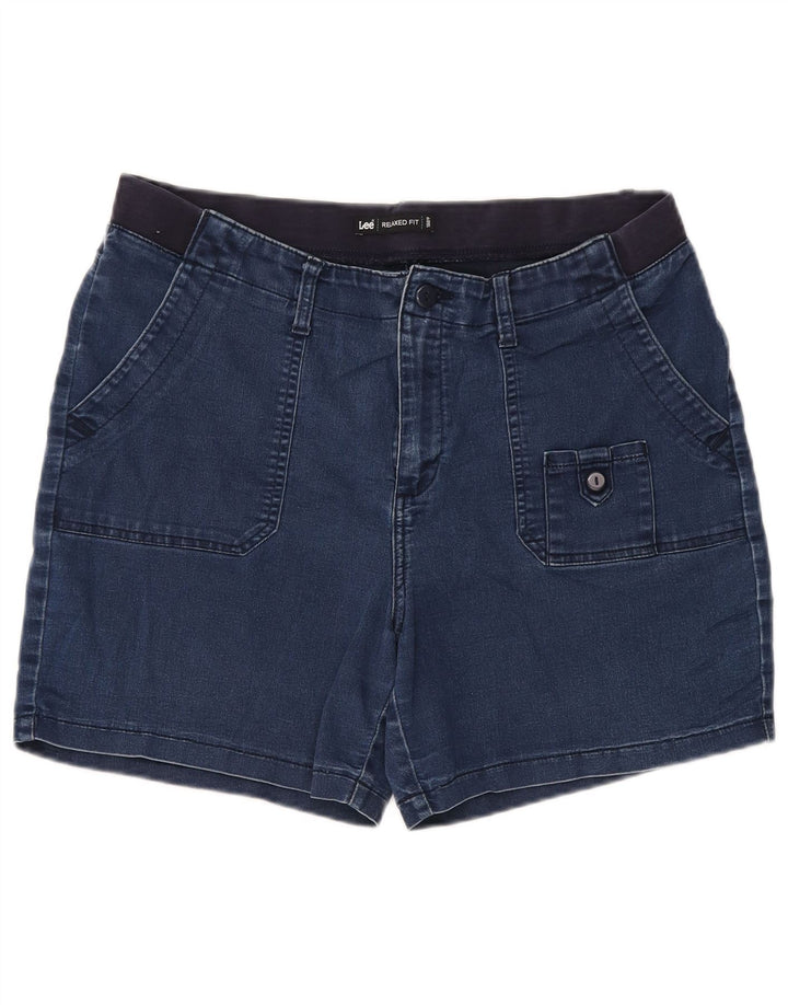 LEE Womens Relaxed Fit Denim Shorts W36 XL Blue