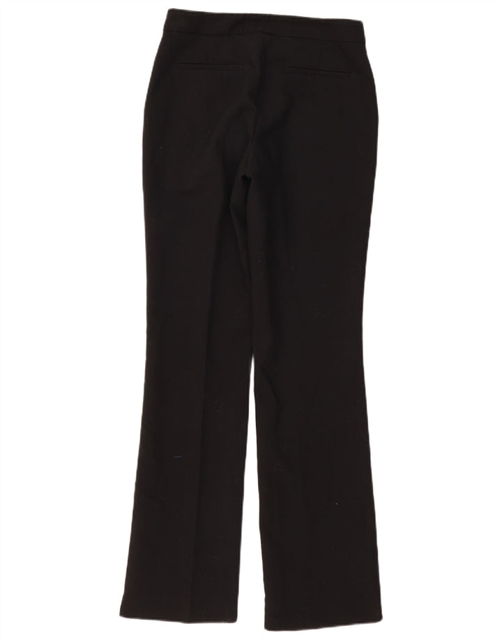 ZARA Womens Straight Suit Trousers Small W27 L33 Black Polyester