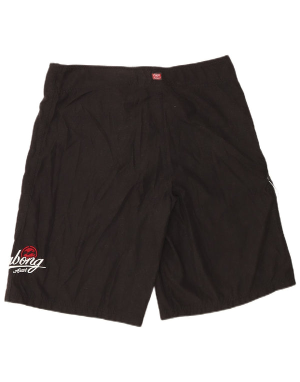 Billabong Mens Graphic Swimming Shorts Large  Black Polyester