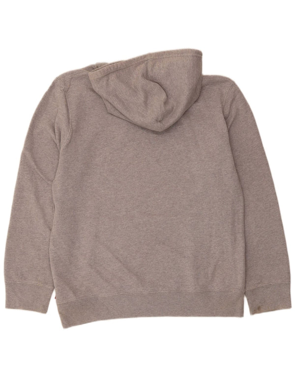 Levi's Mens Graphic Hoodie Jumper Large Grey Cotton