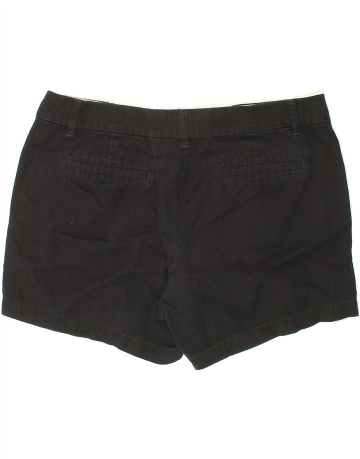 J. CREW Womens Chino Shorts US 12 Large W34 Black Vintage J. Crew and Second-Hand J. Crew from Messina Hembry 