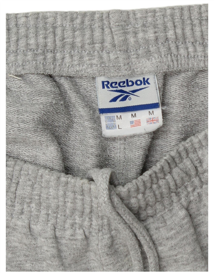Reebok Mens Tracksuit Trousers Medium Grey Flecked