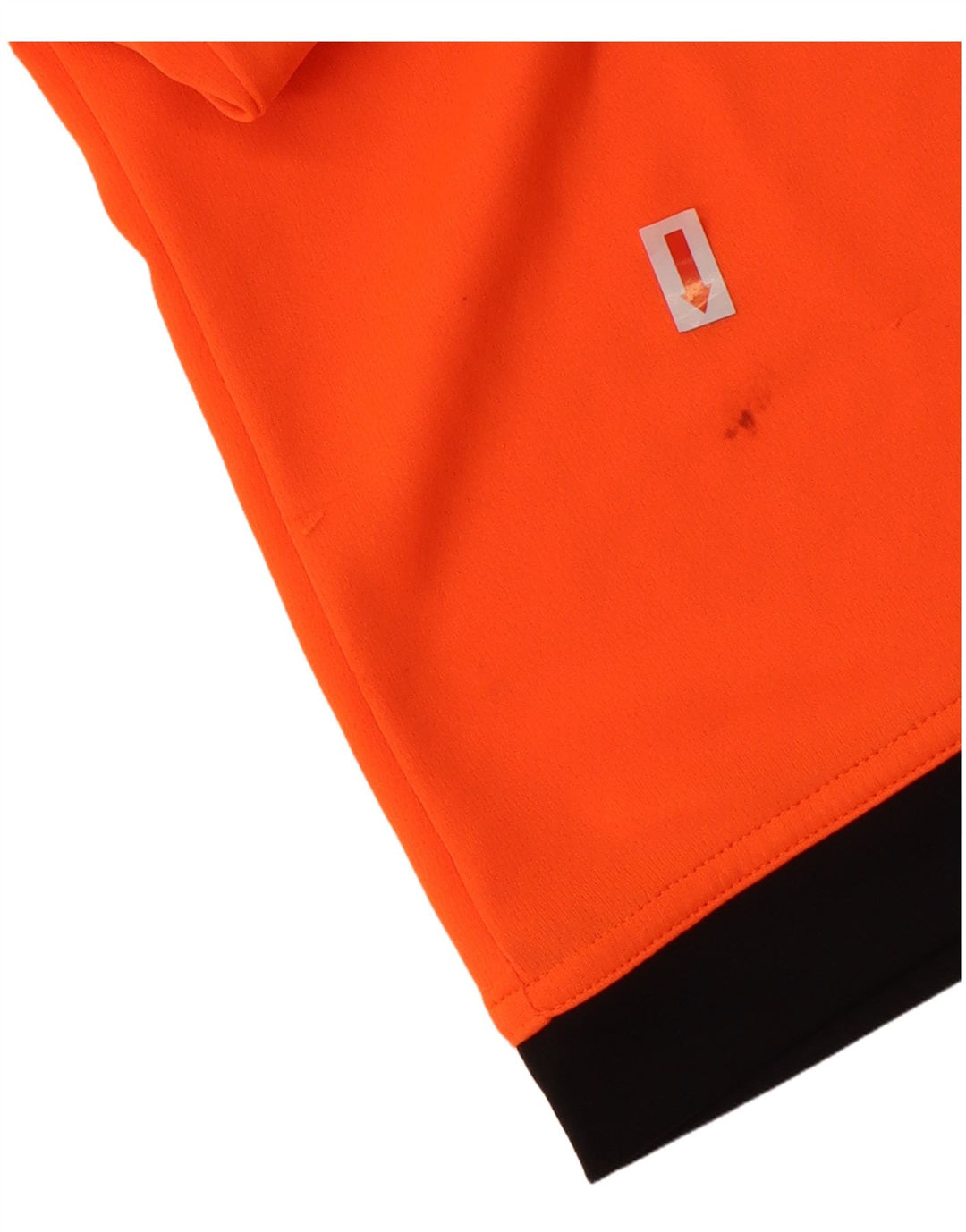 ADIDAS Boys Climalite T-Shirt Top 9-10 Years Orange Colourblock Polyester