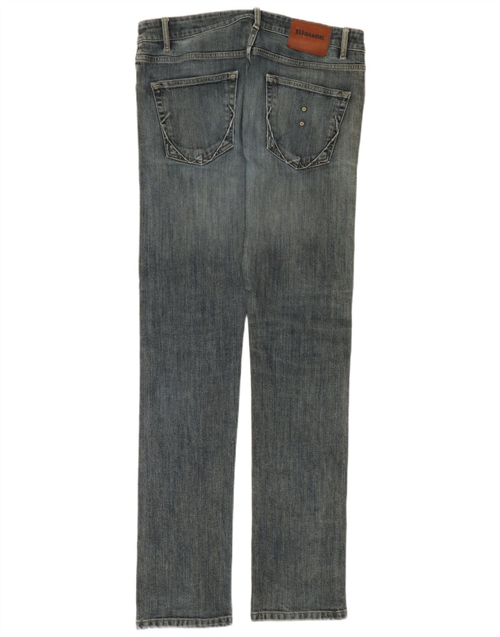 Blauer Mens Slim Jeans W34 L34 Blue Cotton