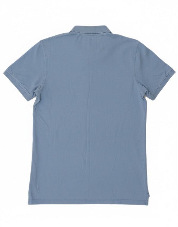 Crew Clothing Mens Polo Shirt Large Blue Cotton