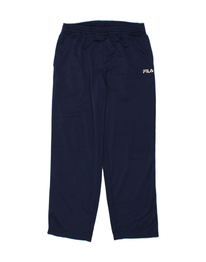 FILA Mens Tracksuit Trousers Medium Navy Blue Polyester Vintage Fila and Second-Hand Fila from Messina Hembry 