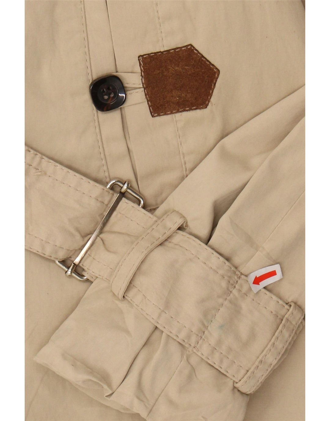 ZARA Womens Pea Coat UK 18 XL Beige