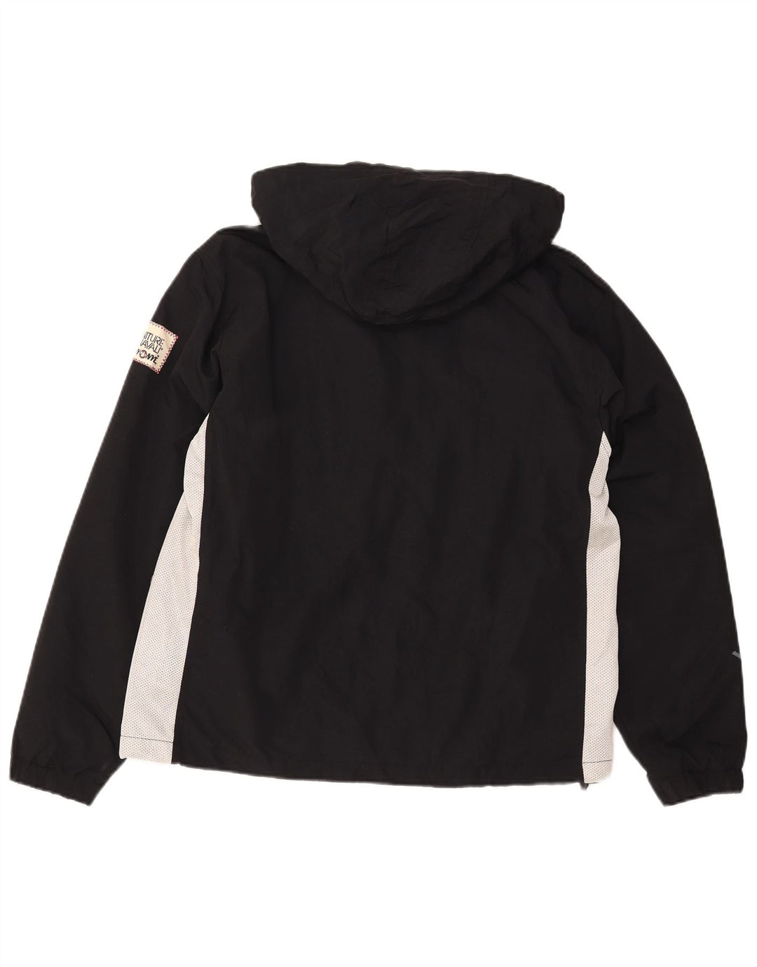 Murphy & Nye Mens Loose Fit Graphic Rain Jacket UK 36 Small Black