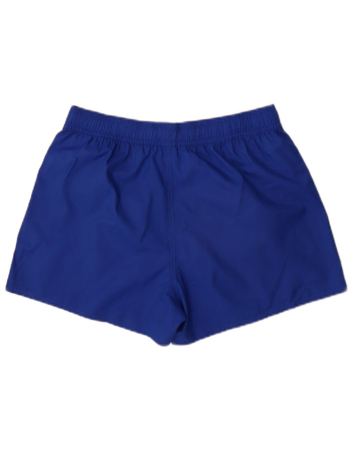 Adidas Womens Sport Shorts UK 12 Medium Navy Blue Polyester