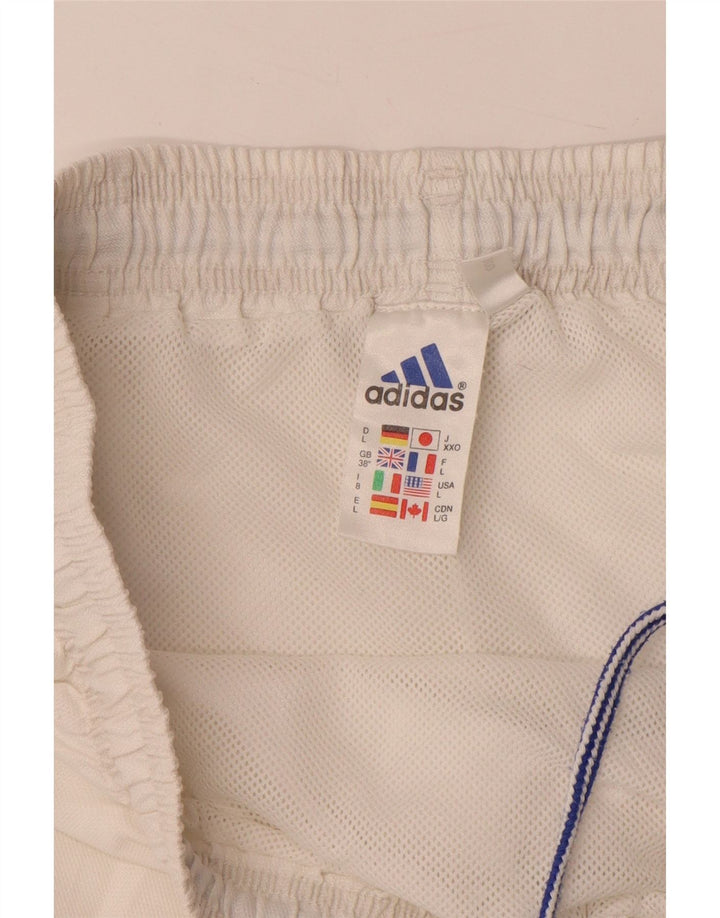 ADIDAS Mens Climalite Sport Shorts UK 38 Medium  White Polyester